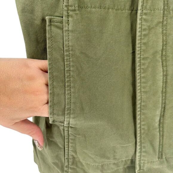 Cabi Explorer Green Zippered Utility Vest With Pockets Womens Size Small #5101 - Picture 3 of 9